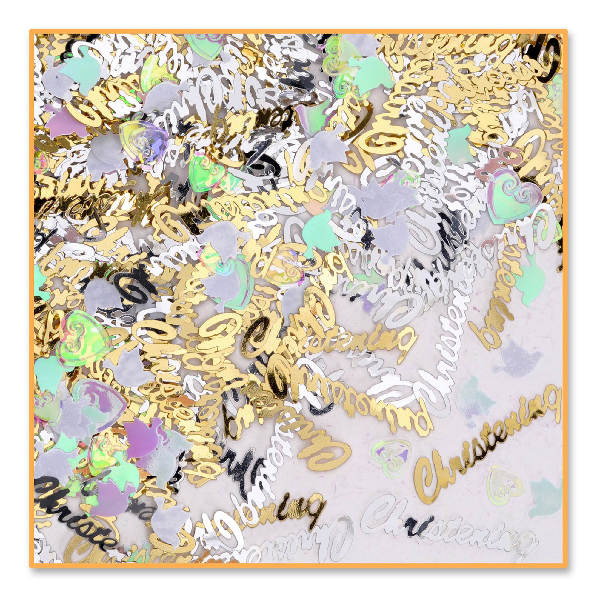 Beistle 1/2oz. Christening Confetti, 3ct.